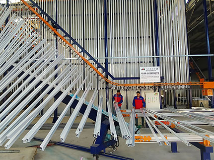 Second Vertical powder coating line in Algeria